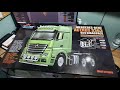 Unboxing Hercules Hobby truck 1/14 Actros Mercedes-Benz, portas que abrem #rctruck #truckmodelismo