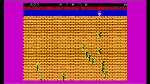 Siege (1983 / 128k AY Music Version) Walkthrough, ZX Spectrum