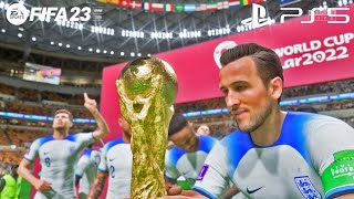 FIFA 23 - England vs USA - World Cup 2022 Final | PS 5™ Gameplay