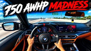 RUSHING TO CARS AND COFFEE IN MY 750WHP BMW M4💨 (CRAZY POV DRIVE🔥)