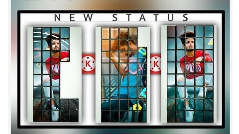 New puzzle  effect video status make in kinemaster ||New Attitude wattsup status