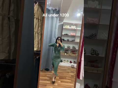 All Under 1200 INR Minimal Wardrobe Fashion Outfit Style Dress Newinstore 