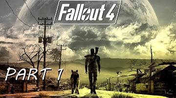 FALLOUT 4: Walkthough Gameplay Part 1 - TO THE VAULT! - First look at Fallout 4 (Let