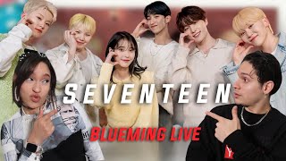 Vocal Heaven w/ SEVENTEEN! Waleka & Efra react to SEVENTEEN Cover Live IU's "Blueming"