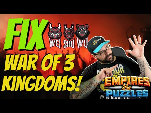 5 MUST things to Fix the War of Three Kingdoms Empires and Puzzles