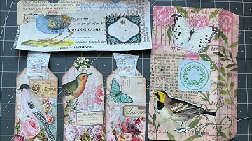 Craft with me #whatsinmybox | Random ephemera making session EP 05