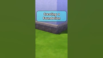 Sims 4 Build Tip: How to create a foundation! #sims4 #sims4tips #tipsandtricks
