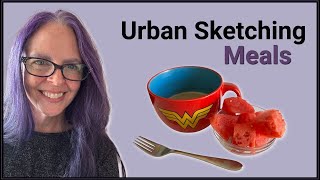 Urban Sketching From Home Meals Vegas Urban Sketching