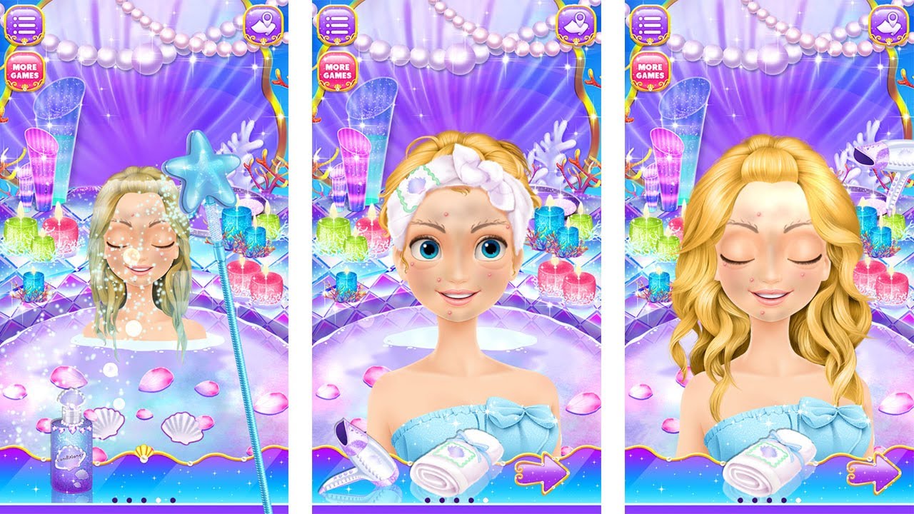 PLAY BEAUTY GAME MAGIC MERMAID SALON #2 | SPA AND MAKE UP GAME | ANDROID/IOS