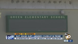 Lawsuit: SD Unified superintendent ordered key findings deleted in investigation of principal