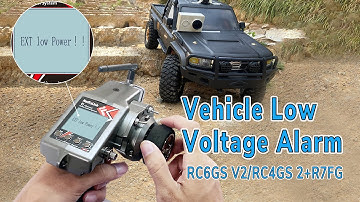 Vehicle Low Voltage Alarm of R7FG & RC6GS V3/RC6GS V2//RC6GS/RC4GS V3/RC4GS V2/RC4GS