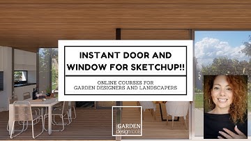 Instant Door and Window plugin for SketchUp!!