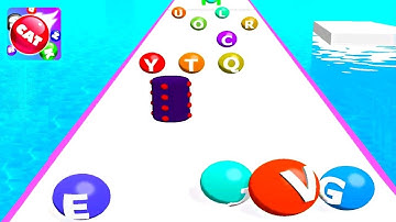 ABC Run - 2048 Alphabet Runner ! Levels Gameplay android,ios Part 29