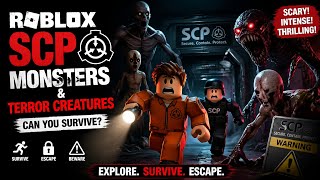 🎮 ROBLOX SCP MONSTERS &amp; TERROR CREATURES GAMEPLAY! 👹🔥