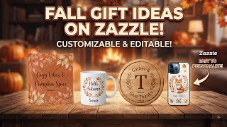 Fall gift ideas that you can't miss out on Zazzle! Customized personalized 