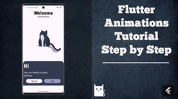 Flutter Animation Tutorial - step by step - animation package