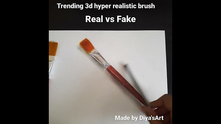 Trending real vs fake 3d brush#shorts #sketch #art #3d #Diya'sArt #viral #tranding #youtubeshorts