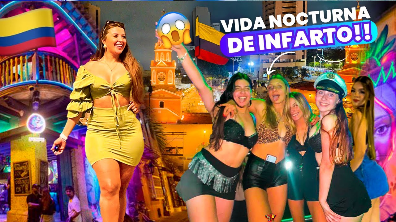 Así es LA VIDA NOCTURNA EN CARTAGENA COLOMBIA  2025😱NO ES UNA BROMA-tienes que VER ESTO!!