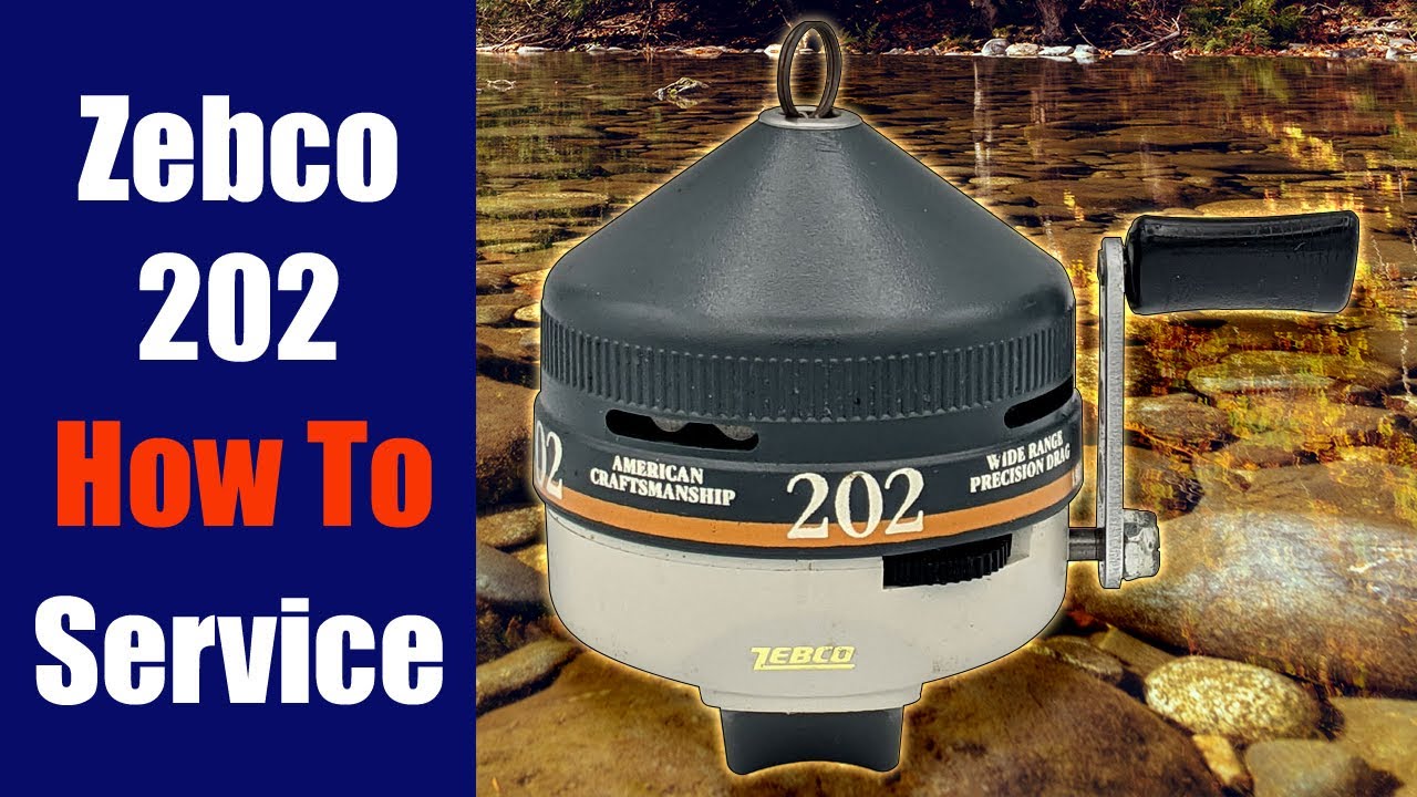 Zebco 202 Spincast: How To Take Apart, Service & Reassemble