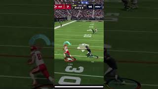 Travis Kelce scores a 69 yard touchdown #nfl #madden24 #football #chiefs