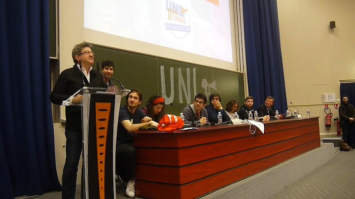 Discours sur l'éducation au congrès de l'UNL | Jean-Luc Mélenchon