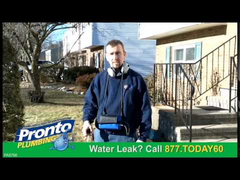 Water Line Leak Detection in Mechanicsburg PA | Pronto Plumbing - YouTube