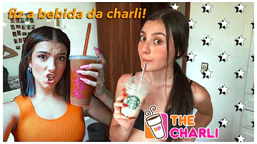 O que vai na bebida da Charli?