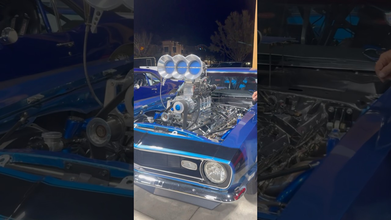 Blown Camaro Start Up at Destination Daytona Pro Street Mayhem 