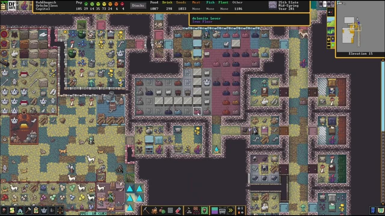 First Casting of Obsidian in Hell Dwarf Fortress Steam Release E109 YouTube