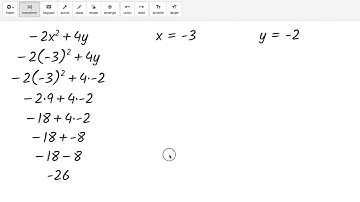 Graspable Math - Quick Demo: Substituting Into & Evaluating Expressions