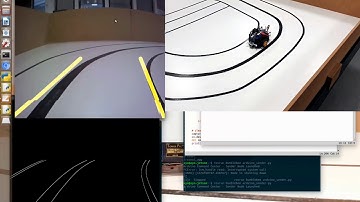 Lane Following Robot Using OpenCV and a Jetson Nano