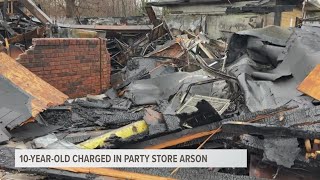 10-year-old charged with arson in El Royal Party Store fire