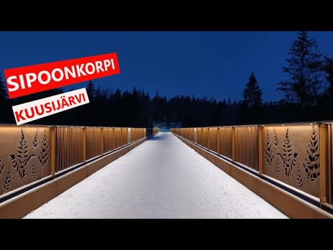 JuJu's KUUSIJÄRVI - SIPOONKORPI film turns to Vantaa's outdoor side, showing the lake recreation area and its relationship with the neighbouring national park. It complements the church history with a landscape-focused view. Current trail, sauna and swimming conditions should be checked with the city.
