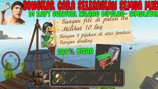 CARA MENYELESAIKAN SEMUA MISI DI RAFT SURVIVAL : HILANG DIPULAU - SIMULATOR screenshot 1