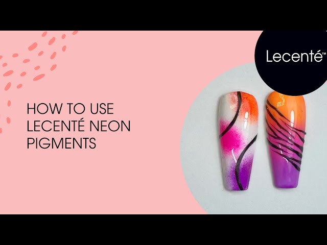 How To Use Neon Pigments | Lecenté - YouTube