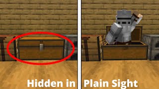 Minecraft: The 5 BEST Ways to HIDE in Plain Sight to Troll Your Friends
In this video, I will show you the best 5 ways to hide in plain sight in Minecraft. From armor stands to ender dragon heads, I cover a variety of ways to hide. You can use these to easily troll your friends. Let me know what you think! Subscribe for more great videos!
Hey everyone! I am a minecraft building channel that showcases all kinds of building tips and tricks. I make tutorials where I show off ideas, designs, and inspiration for anything minecraft related. My building tutorials can show you how to build almost anything to help improve your minecraft survival or creative world. Following my tutorials is simple and easy. My new ideas are great for beginners and experts to learn.
⭐ Support Me Here ⭐
Patreon: https://www.patreon.com/BeastinnFeastin
Reddit: https://www.reddit.com/user/ToastyGhosty4/
Twitter: https://twitter.com/FeastinnBeastin
Instagram: https://www.instagram.com/beastinnfeastinofficial/
TikTok: https://vm.tiktok.com/ZMeYgmf9F/
🎶 Music 🎶
Carefree by Kevin MacLeod http://incompetech.com
Creative Commons — Attribution 4.0 International — CC BY 4.0
Free Download / Stream: https://bit.ly/_carefree
Music promoted by Audio Library https://youtu.be/owrhKIN3Y90
#minecraft #minecrafttutorial #minecraftbuilding #minecrafthacks #minecraftbuild #minecrafttipsandtricks #minecraftideas #minecraftbuildhacks #minecraftbuilds #minecrafthowto
#minecraftbuildingtutorial Minecraft: The 5 BEST Ways to HIDE in Plain Sight to Troll Your Friends