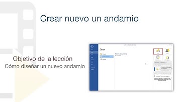 Tutorial de CerTus SCAFFOLDING - Crear un nuevo andamio  - ACCA software
