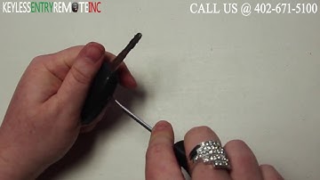 How To Replace A 2007 - 2012 Dodge Nitro Key Fob Remote Battery FCCID: OHT692713AA