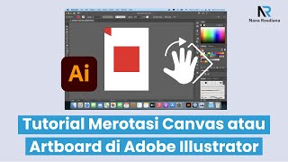 Tutorial Merotasi Canvas atau Artboard di Adobe Illustrator