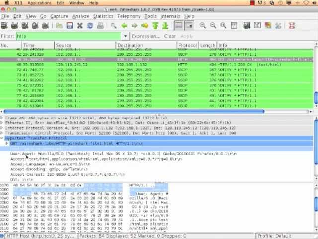 Wireshark demo (simple http)