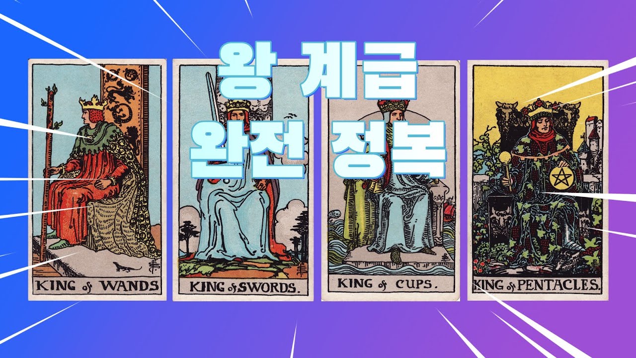 코트 카드 제5강 🫅왕 계급🫅 비교 분석 해석 심층이해 방법 마스터