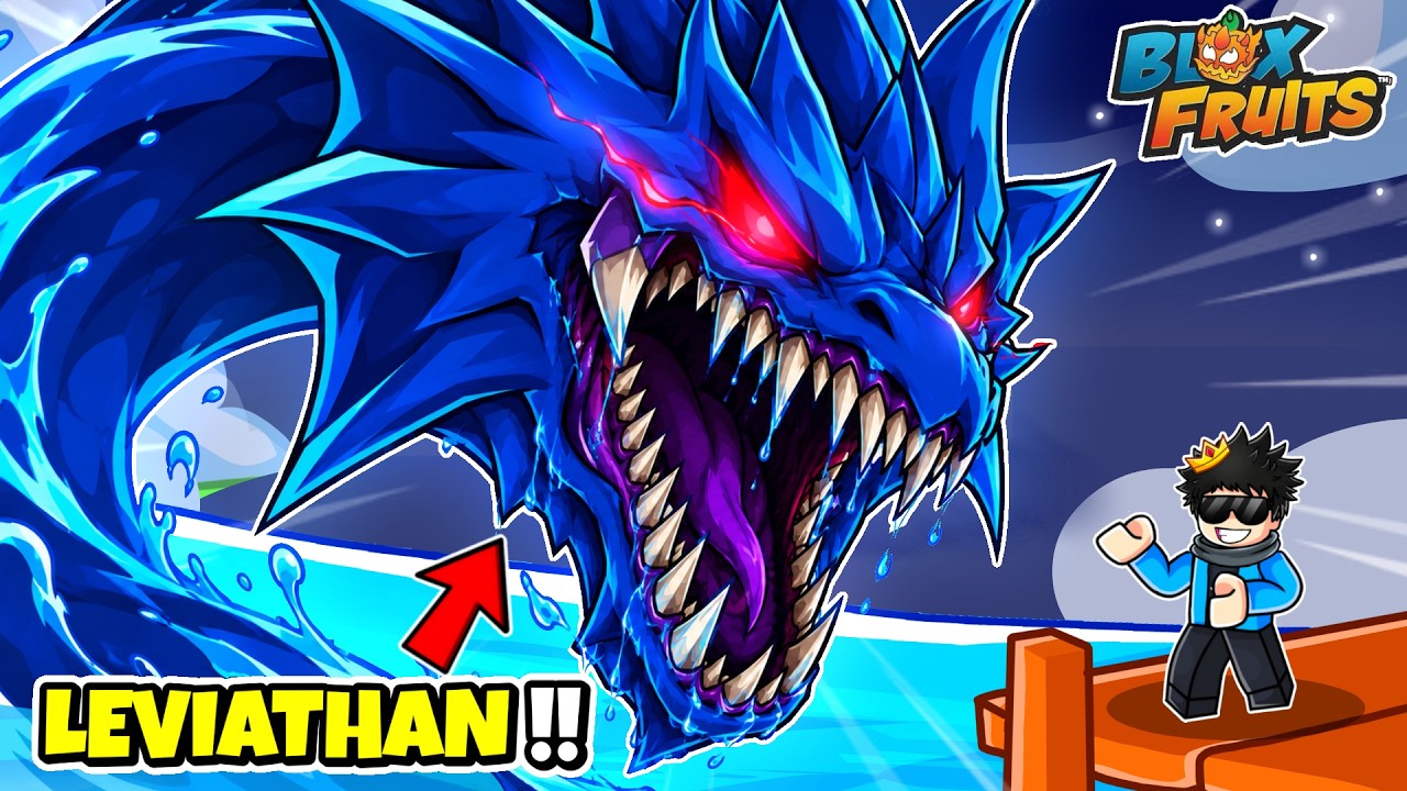 I Finally Defeated Leviathan in Blox Fruits Roblox!