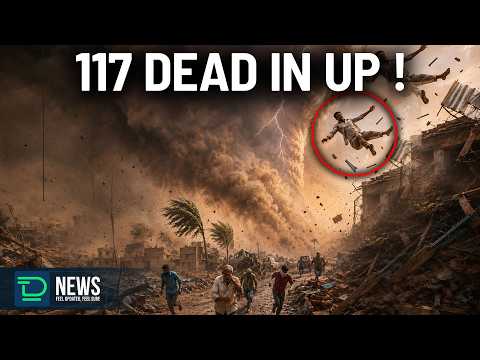 Deadly Dust Storm Kills 117 in Uttar Pradesh — Man Blown 50 Feet Into Air | #DeafTalksNews
