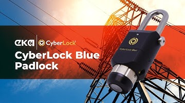 EKA CyberLock Blue Padlock