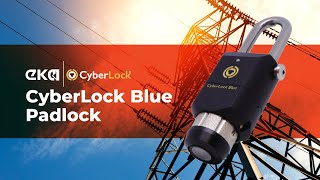 EKA CyberLock Blue Padlock