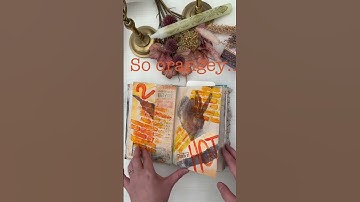 A decorated altered book