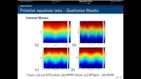 Sara Calandrini - ETD for Tracer Equations in Ocean Models - 1-17-19