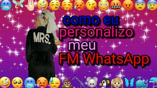 Como eu personalizo meu FM WhatsApp🐳 screenshot 3