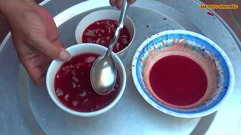 CÁCH HÃM TIẾT CANH VỊT BẰNG KHẾ CHUA THẬT ĐƠN GIẢN TIẾT CANH ĐÔNG CỨNG