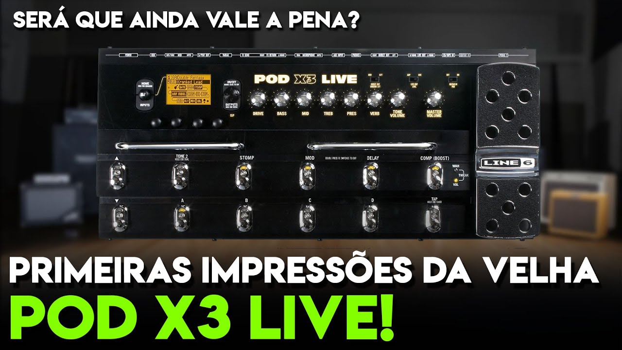 FIRST IMPRESSIONS OF THE POD X3 LIVE! OLD PEDAL BOARD IN 2025